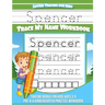Spencer Letter Tracing for Kids Trace my Name Workbook: Tracing Books for Kids ages 3 - 5 Pre-K & Kindergarten Practice Workbook