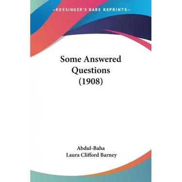 Some Answered Questions (1908)