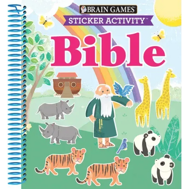 Brain Games - Sticker Activity: Bible (for Kids Ages 3-6)