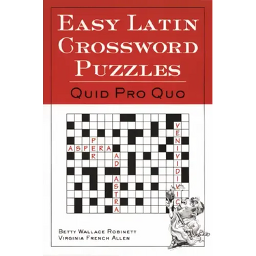 Easy Latin Crossword Puzzles