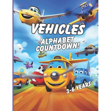 Alphabet Countdown: Vehicles!: Car, plane, motorbike all thing vehicle including fun facts!