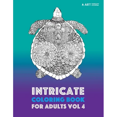 Intricate Coloring Book For Adults Vol 4