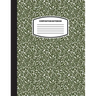 Classic Composition Notebook: (8.5x11) Wide Ruled Lined Paper Notebook Journal (Olive Green) (Notebook for Kids, Teens, Students, Adults) Back to Sc