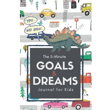 The 5-Minute Goals & Dreams Journal for Kids: A Guided Writing and Drawing Journal to Help Introduce Goal Setting, Kindness, Gratitude, and Emotions.