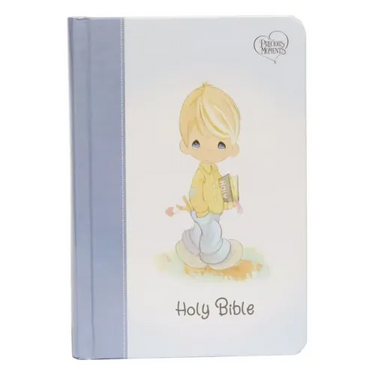 Nkjv, Precious Moments Small Hands Bible, Blue, Hardcover, Comfort Print: Holy Bible, New King James Version