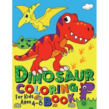 Dinosaur Coloring Book for Kids ages 4-8