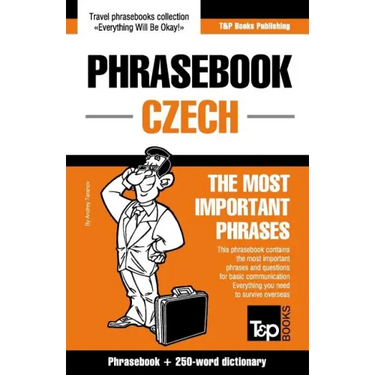 English-Czech phrasebook and 250-word mini dictionary