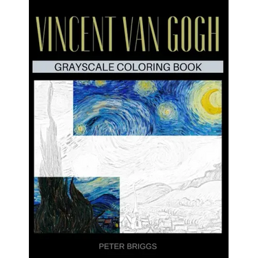 Vincent Van Gogh Grayscale Coloring Book