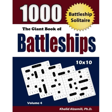 The Giant Book of Battleships: 1000 Battleship Solitaire Puzzles (10x10)