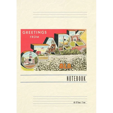 Vintage Lined Notebook Greetings from Ozark