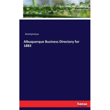 Albuquerque Business Directory for 1883
