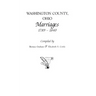 Washington County, Ohio Marriages, 1789-1840