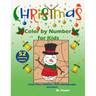 Christmas Color by Number for kids: Santa Claus, reindeers, elves coloring pages and more!