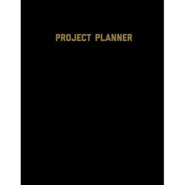 Project Planner: Productivity Planner Pages, Planning Projects, List & Keep Track Notes & Ideas, Gift, Organize, Log & Record Goals, Notebook Journal