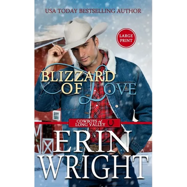 Blizzard of Love: A Christmas Holiday Western Romance (Large Print - Hardcover)