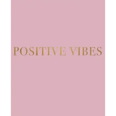 Positive Vibes: A decorative book for coffee tables, bookshelves and interior design styling - Stack deco books together to create a custom look