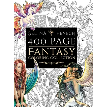 400 Page Fantasy Coloring Collection