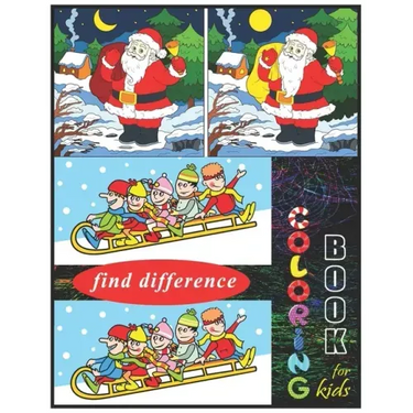 Find Difference Coloring Book For Kids: The Brain Game Coloring Activity book for Kids