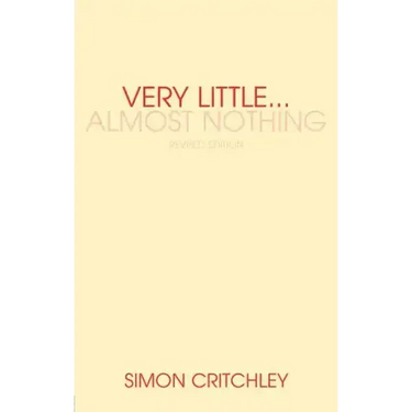 Very Little... Almost Nothing: Death, Philosophy, and Literature