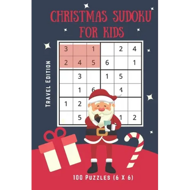 Kids Sudoku Puzzle Travel Size: Kids 6X6 travel size Sudoku 100 puzzle