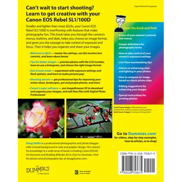 Canon EOS Rebel Sl1/100d for Dummies
