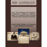 Earl T. Ellis, Receiver of the Quantico Company, Inc., Petitioner, V. Clifton B. Cates. U.S. Supreme Court Transcript of Record with Supporting Pleadi