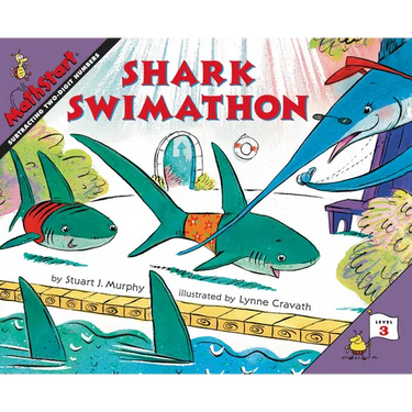 Shark Swimathon: Mathstart Level 3: Subtracting 2-Digit Numbers