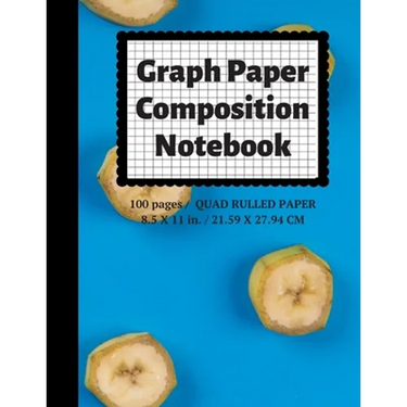 Graph Paper Composition Notebook: Grid Paper Notebook, Quad Ruled, 100 Sheets (Large, 8.5 x 11)