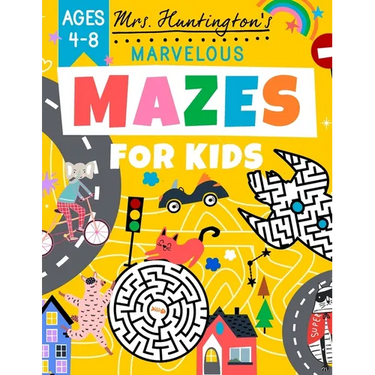 Marvelous Mazes for Kids Ages 4-8: Maze Activity Variety Puzzle Book