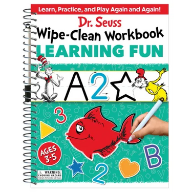 Dr. Seuss Wipe-Clean Workbook: Learning Fun: Activity Workbook for Ages 3-5