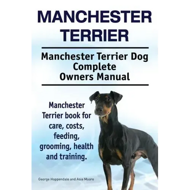 Manchester Terrier. Manchester Terrier Dog Complete Owners Manual. Manchester Terrier book for care, costs, feeding, grooming, health and training.