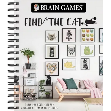 Brain Games - Find the Cat: Track Down Cute Cats and Adorable Kittens in 129 Pictures Volume 1
