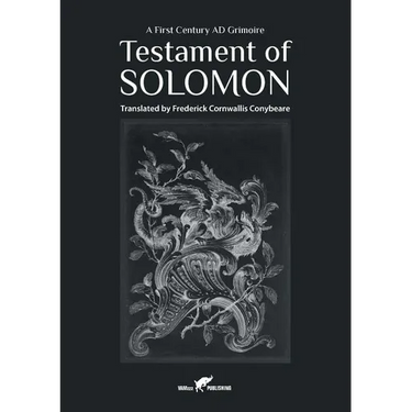 Testament of Solomon: A First Century AD Grimoire