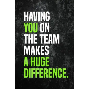 Having You On The Team Makes A Huge Difference.: Employee Appreciation Gift for Your Employees, Coworkers, or Boss