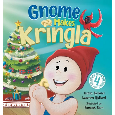 Gnome Makes Kringla: A Children's Scandinavian Nordic Christmas Book with Holiday Baking and Festive Fun