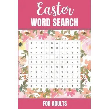 Easter Word Search for Adults: Christian Crossword for Adults Cross Words Puzzle Book Word Search Large Print