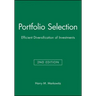 Portfolio Selection: Efficient Diversification of Investments
