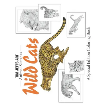 Wild Cats: A Special Edition Coloring Book