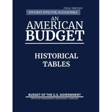 Historical Tables, Budget of the United States, Fiscal Year 2019: Efficient, Effective, Accountable An American Budget
