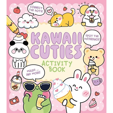 Kawaii Cuties Activity Book: Connect the Dots, Spot the Difference, Mazes ... and More!