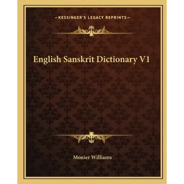 English Sanskrit Dictionary V1