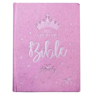 ESV My Creative Bible for Girls Faux Leather Hc, Pink Glitter