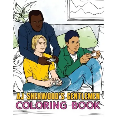 AJ Sherwood's Gentlemen Coloring Book