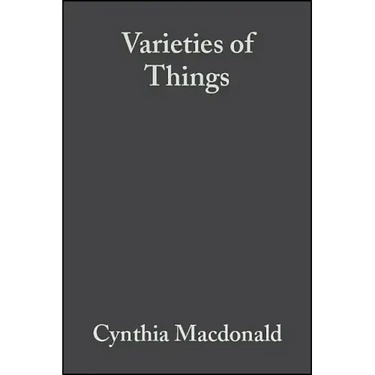 Varieties of Things: Foundations of Contemporary Metaphysics