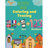 Activity Book Coloring and Tracing, Flags, Z00, Numbers, Age 3+: Introduce preschoolers to the wonders of the world with this beginner atlas, continen