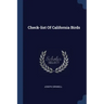 Check-list Of California Birds