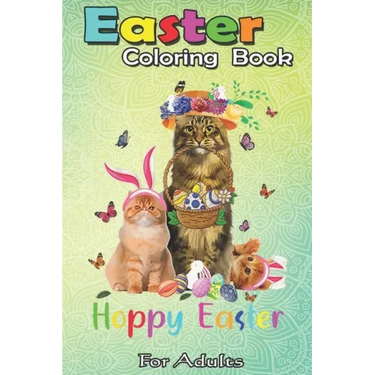 Easter Coloring Book For Teens & Adults
