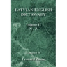 Latvian-English Dictionary: Volume Ii N-Z