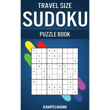 Travel Size Sudoku Puzzle Book: Compact & Travel Friendly Edition with 250 Easy Sudokus and Solutions