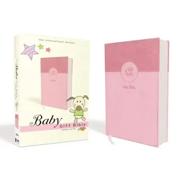 Niv, Baby Gift Bible, Holy Bible, Leathersoft, Pink, Red Letter, Comfort Print: Keepsake Edition